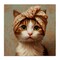 Stupell Industries Cat with Fashionable Turban Canvas, design by Jim Baldwin